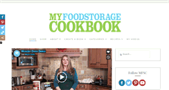 Desktop Screenshot of myfoodstoragecookbook.com