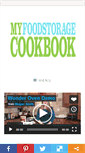 Mobile Screenshot of myfoodstoragecookbook.com